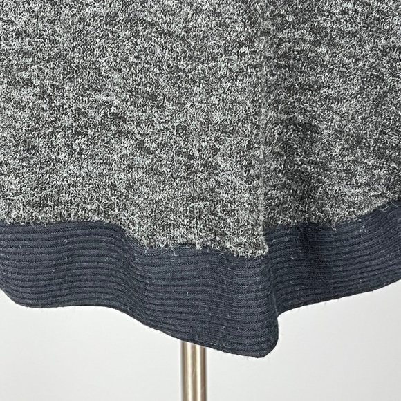 Anthropologie A’Reve Womens Gray Cowl Neck Sweater Fuzzy Oversized size Small - Picture 5 of 15